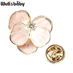 PENDRA Pansyelle Pansy Flower Collar Pin