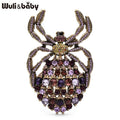 PENDRA Noctis Rhinestone Spider Brooch