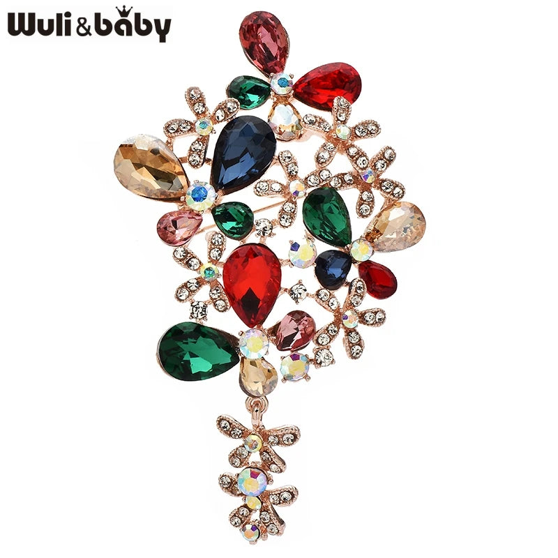 PENDRA Florielle31 Crystal Brooch