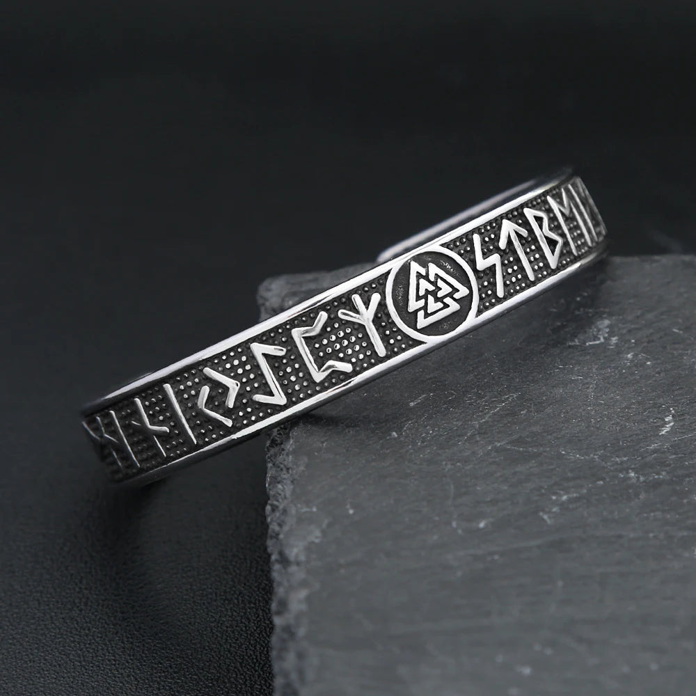 PENDRA Valknut Viking Stainless Steel Bracelet