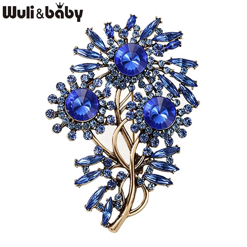 PENDRA Floravintage Vintage Elegant Flower Brooch