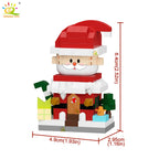 PENDRA Santa Snowman Mini Building Set