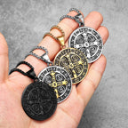 PENDRA St Benedict Exorcism Steel Necklace