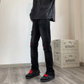 PENDRA Washed End Ripped Pants