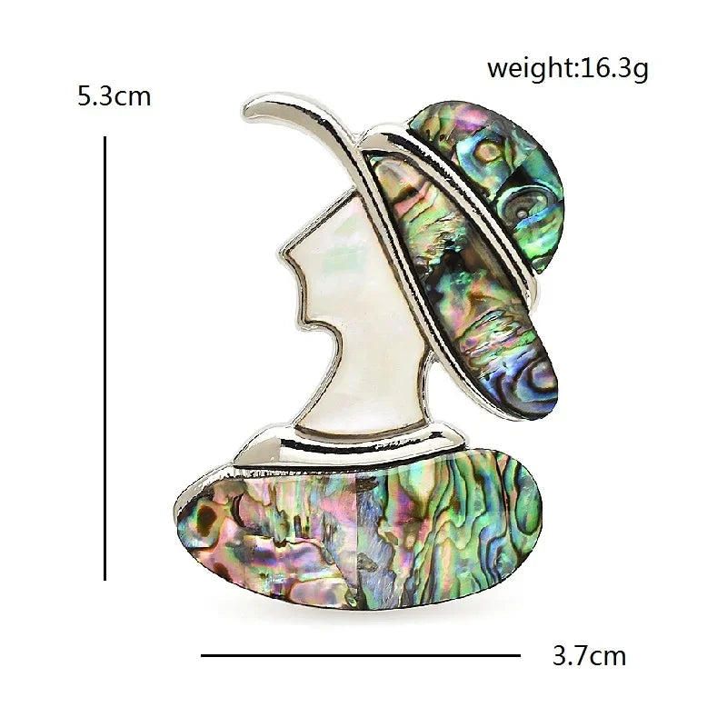 PENDRA Folibird Leaf and Bird Brooch