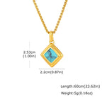 PENDRA Stone Natual Pendant Necklace