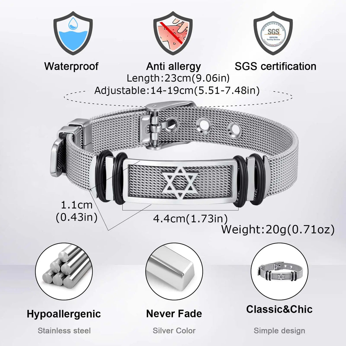PENDRA Star Hexagram Bracelet