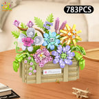 PENDRA Rose Sunflower Micro Building Set