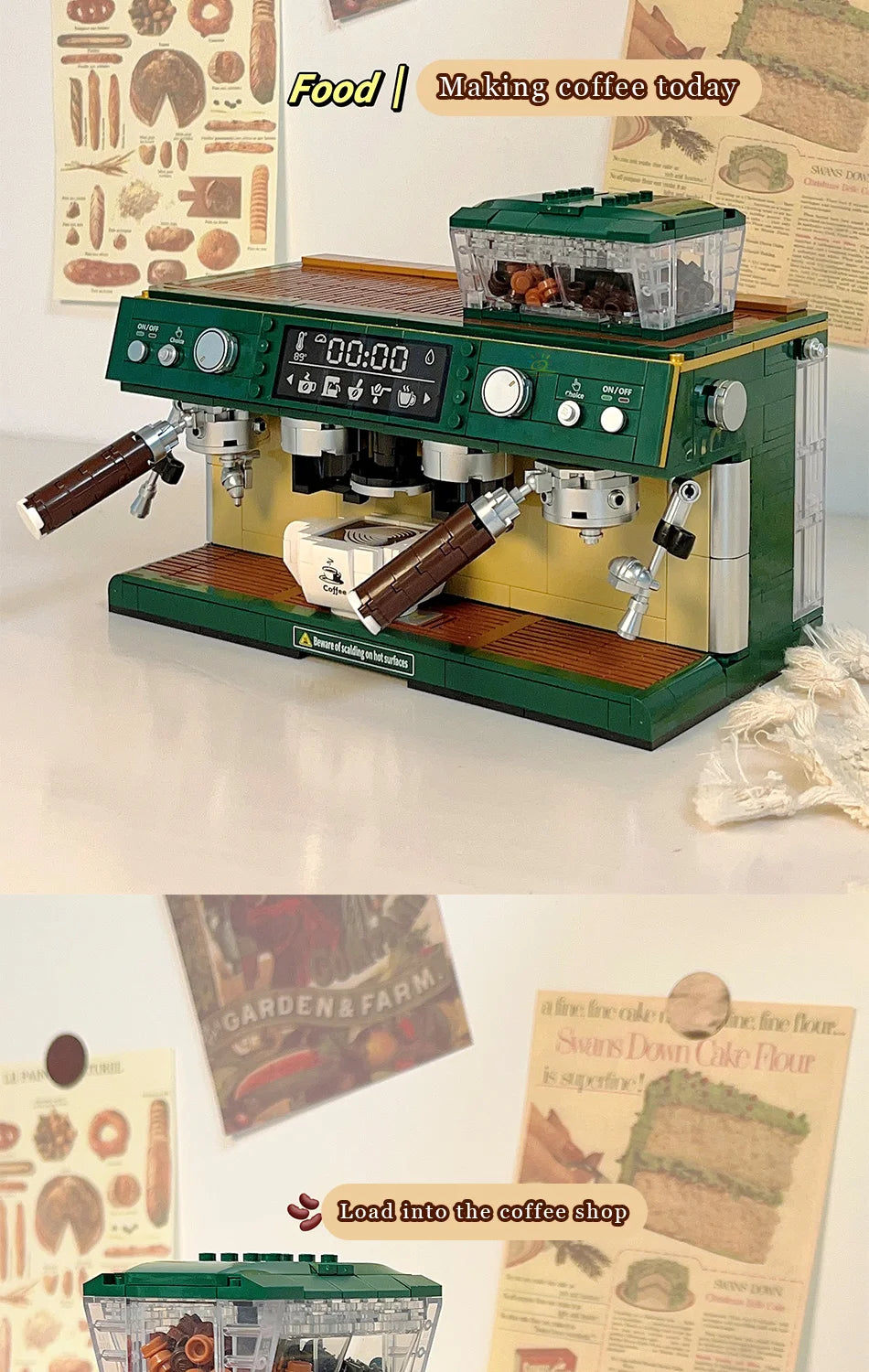 PENDRA Coffee Machine Micro Building Set