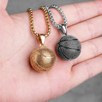Basketball Mens Long Necklaces Pendants Chain Hip Hop Punk for Boy Male Stainless Steel Jewelry Creativity Gift Wholesale