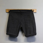 Summer Thin Luxury Designer Slim-Fit Men's Jeans Shorts Boyfriend White Color Striped Street Wear Cotton Casual Short Trousers
