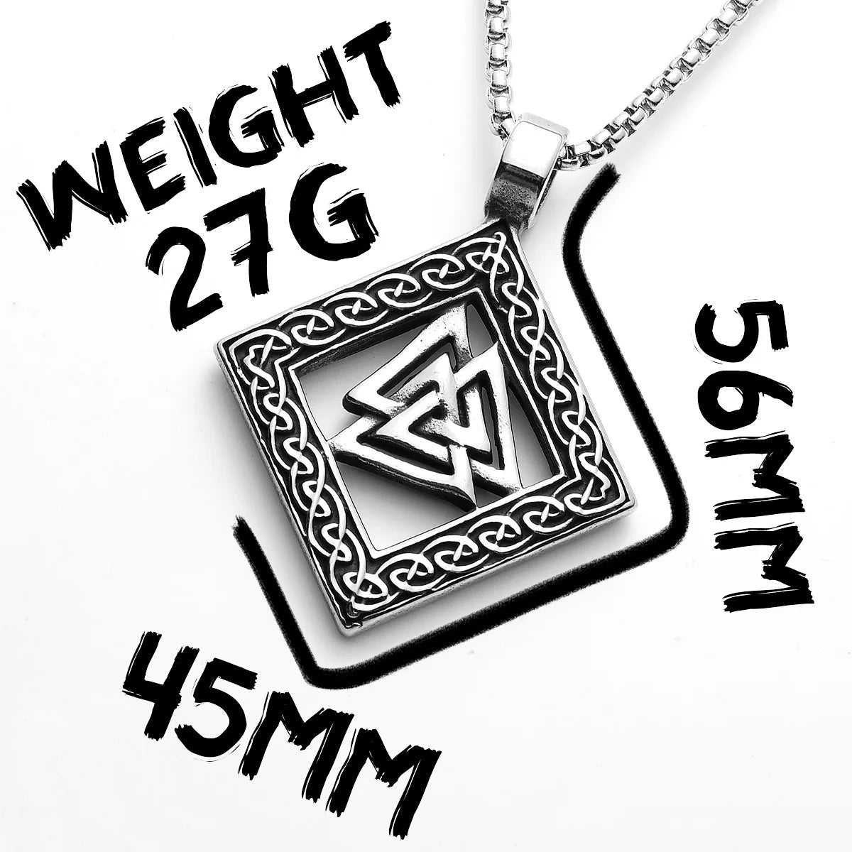 PENDRA Yorizane Viking Rune Necklace
