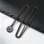 PENDRA Ship Wheel Pendant Necklace