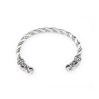 PENDRA Valknor Stainless Steel Double Dragon Bracelet