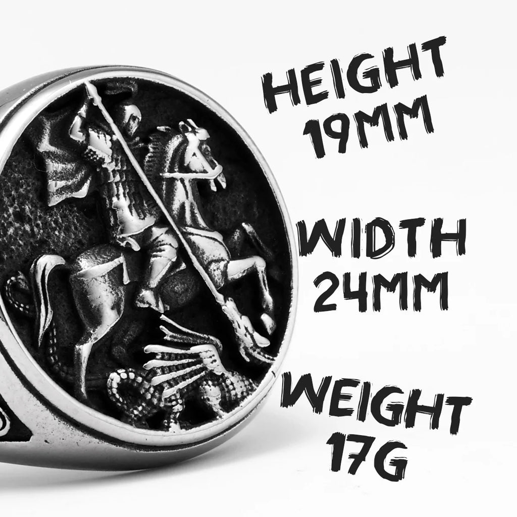 PENDRA Saint George Slay Ring
