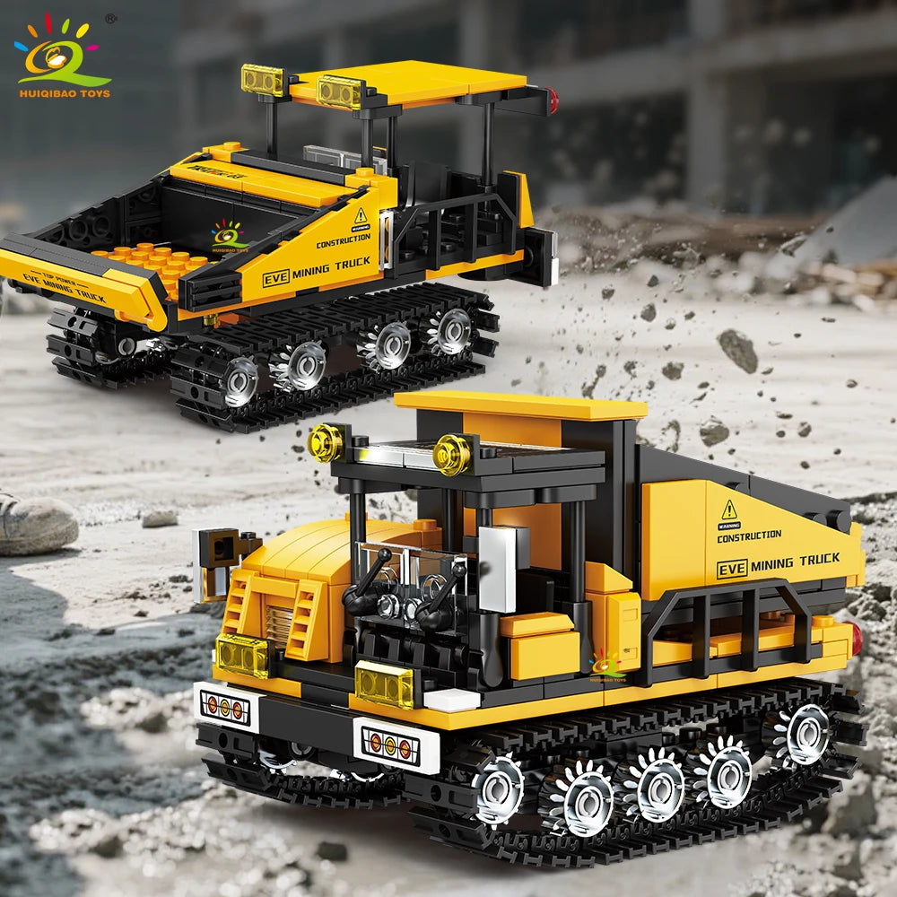PENDRA Engineering Vehicle Excavator Building Set