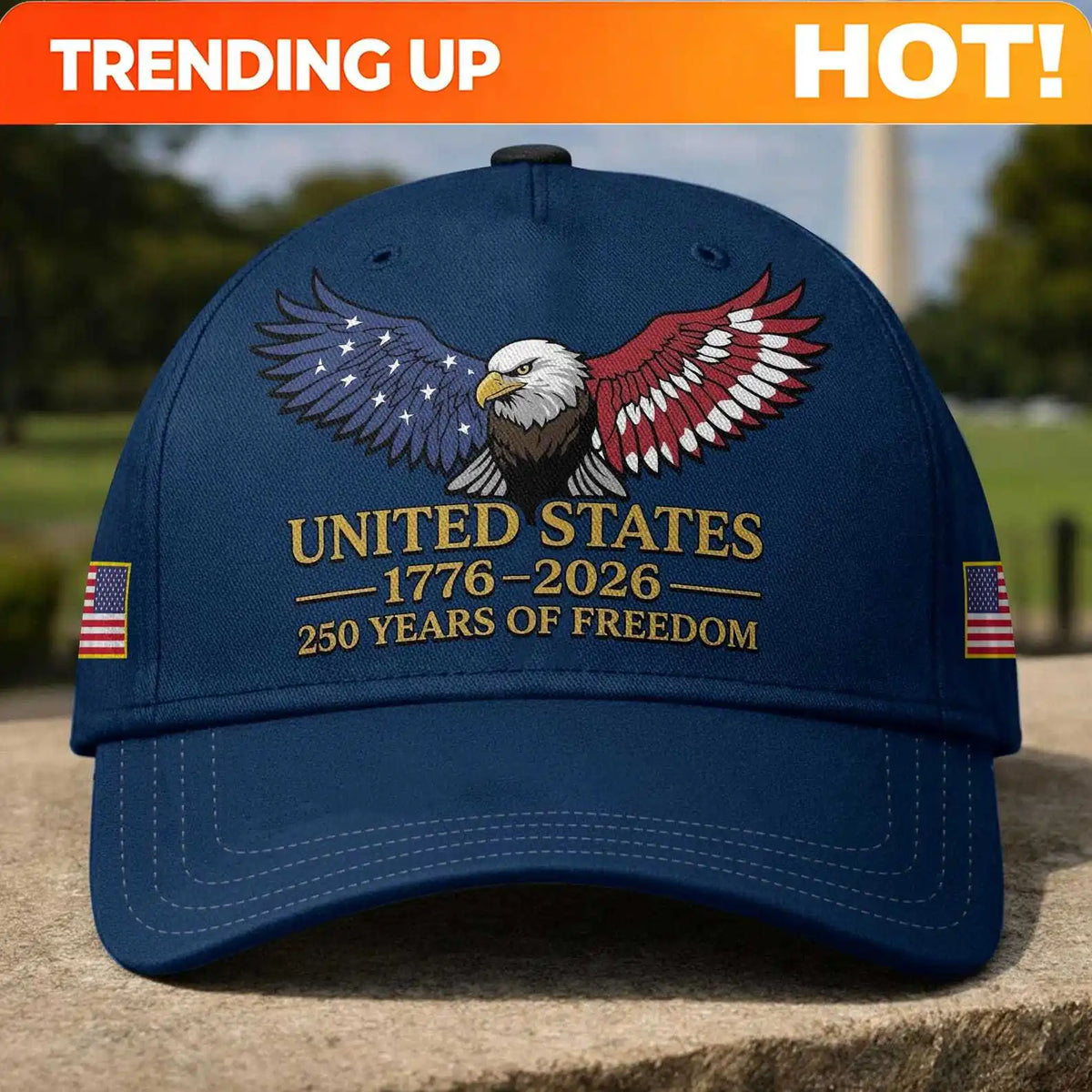 PENDRA Baseball Years Freedom Cap