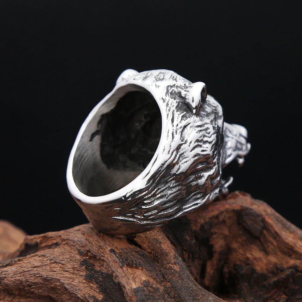 PENDRA Bearcrest Nordic Viking Bear Head Pendant