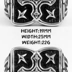 PENDRA Cross Faith Lucky Steel Ring