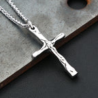 PENDRA Crossforge 316L Stainless Steel Cross Pendant