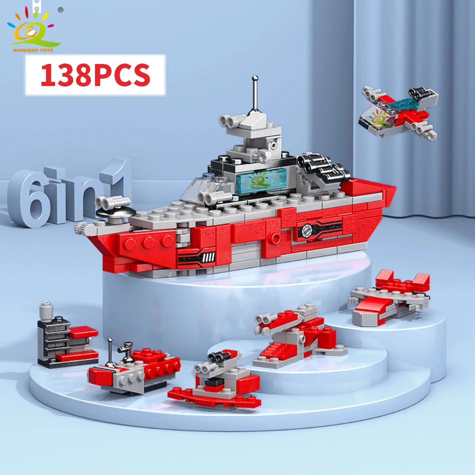 PENDRA Engineering Police Tank Building Set