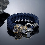 PENDRA Celtic Knot Rune Steel Bracelet