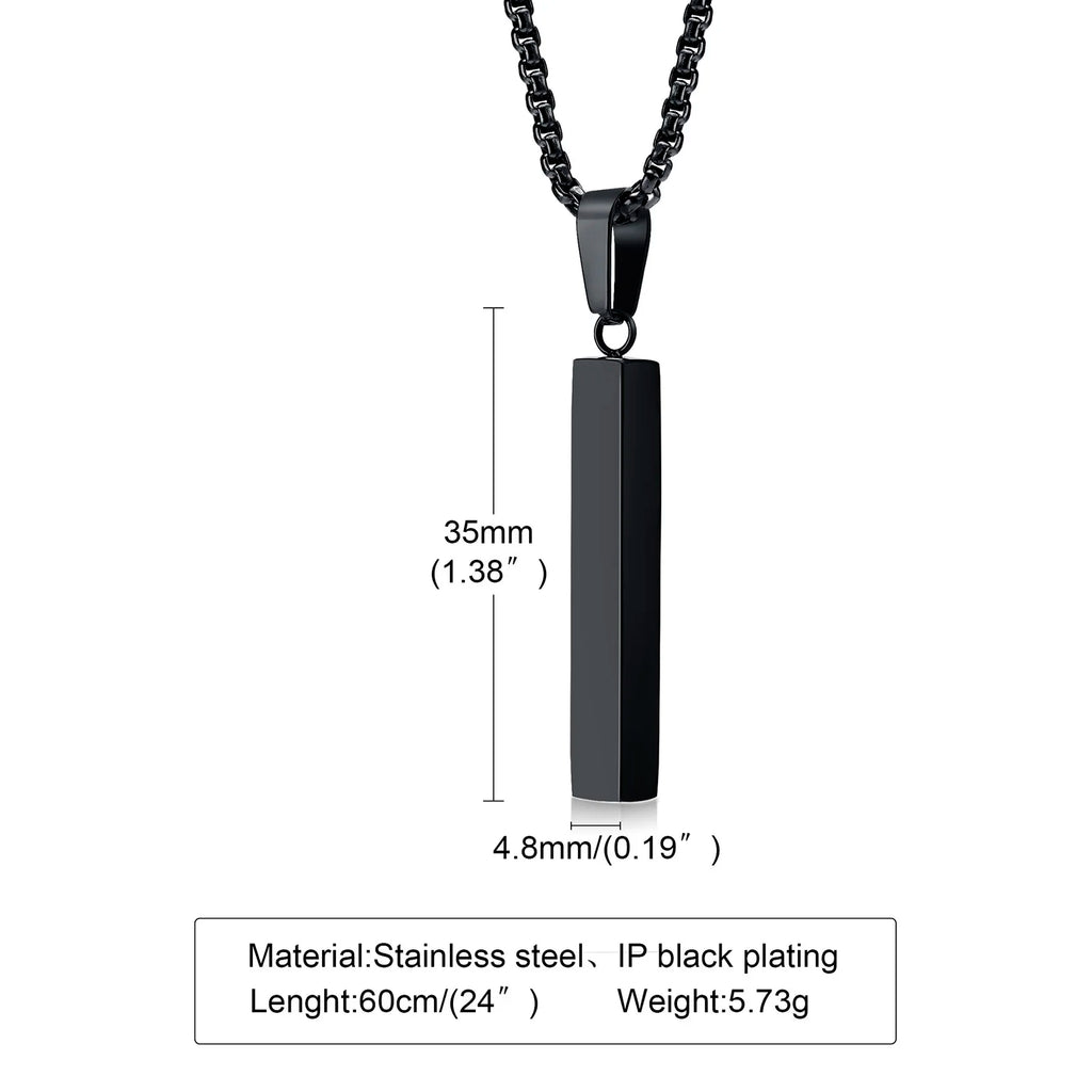 PENDRA Rectangle Bar Pendant Necklace