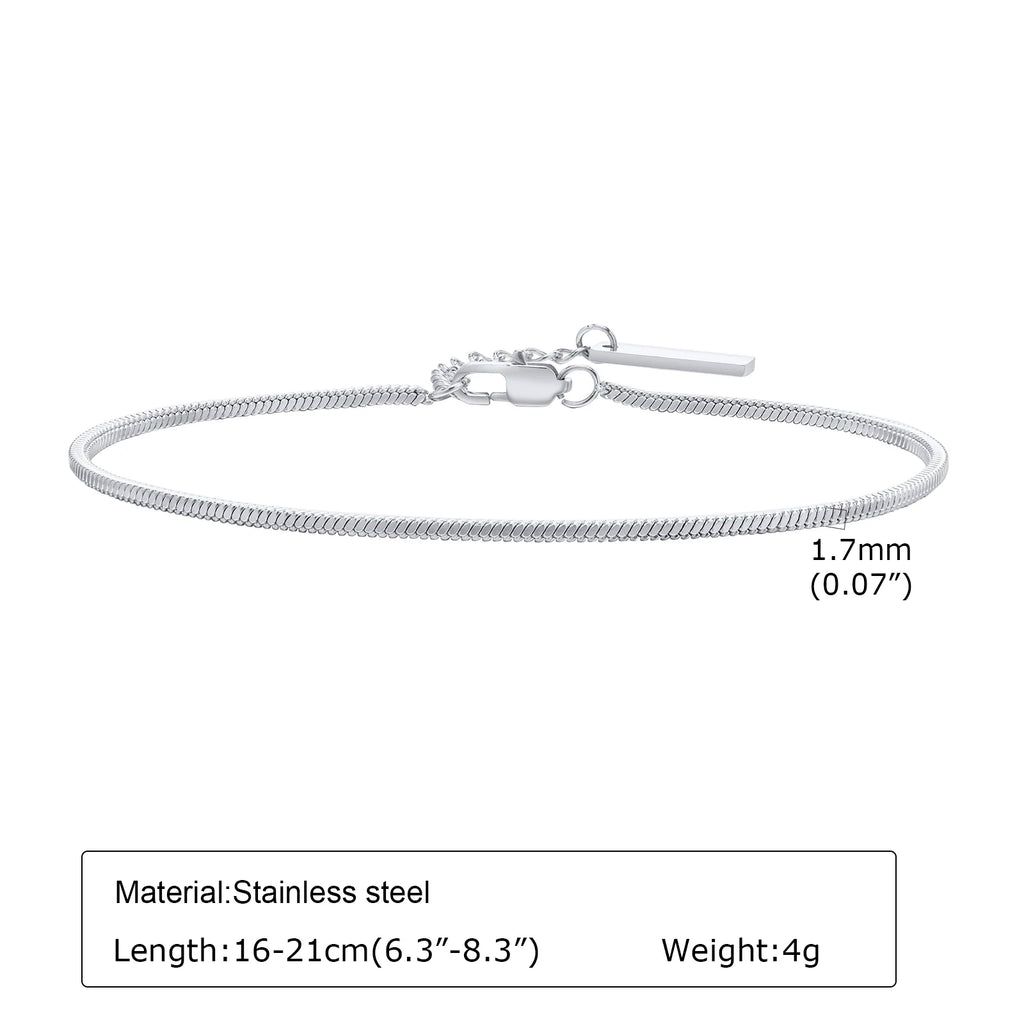 PENDRA Square Snake Bracelet