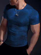 PENDRA Printed Urban Short-Sleeve Running T-Shirt