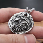 PENDRA Eaglecrest Vintage Eagle Head Pendant