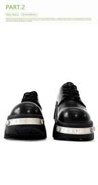 PENDRA Leather Iron Head Shoes