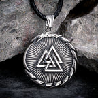 PENDRA Dragon Black Compass Necklace