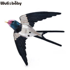 PENDRA Swiftwing Metal Swallow Brooch