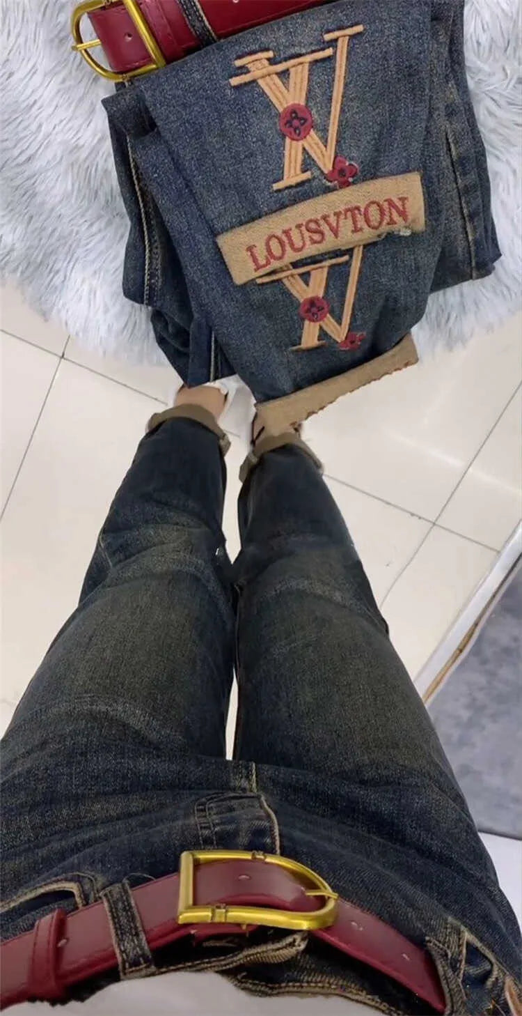 PENDRA Stretch Harem Ankle Jeans
