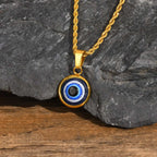 PENDRA Evil Blue Pendant Necklace
