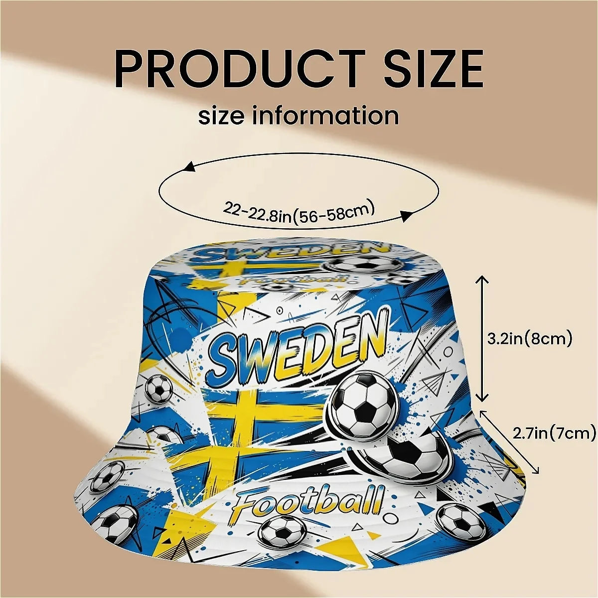 PENDRA 1pcs Football Fan Bucket Hat
