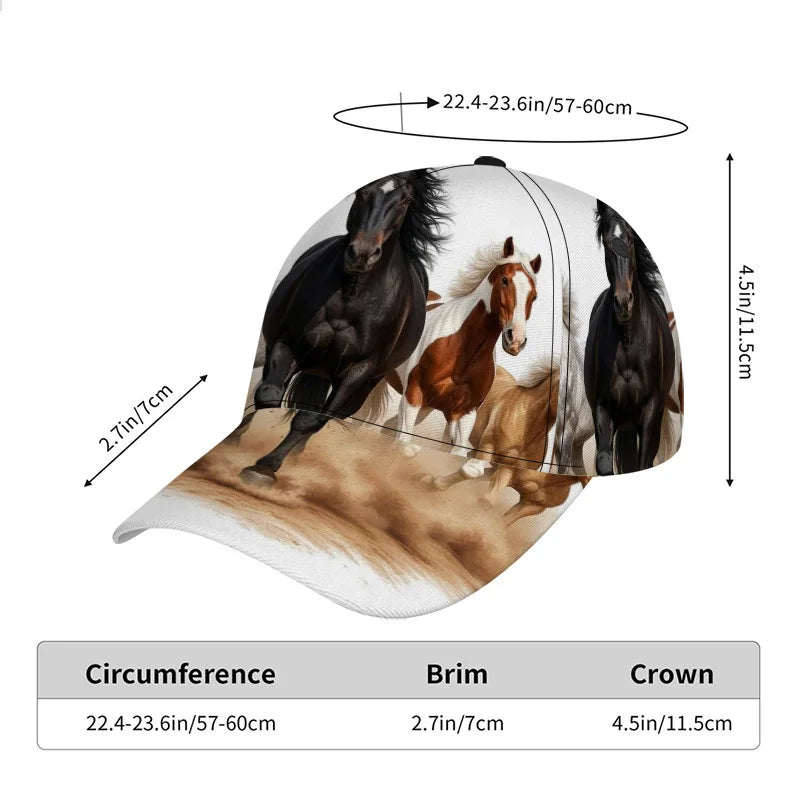 PENDRA Galloping Horses Cap