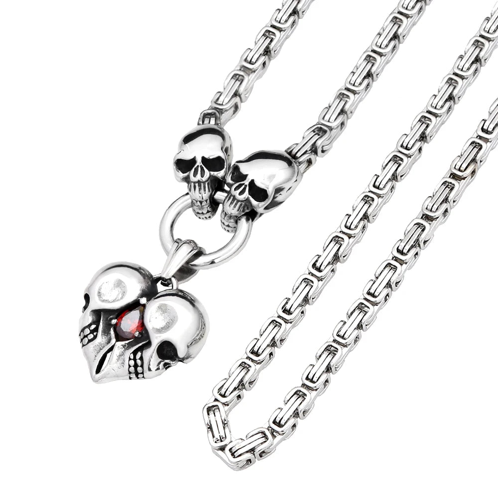 PENDRA Skullforge 316L Stainless Steel Skull Pendant