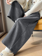 PENDRA Wide Leg Waist Straight Pants