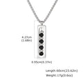 PENDRA Bar Silver Pendant Necklace