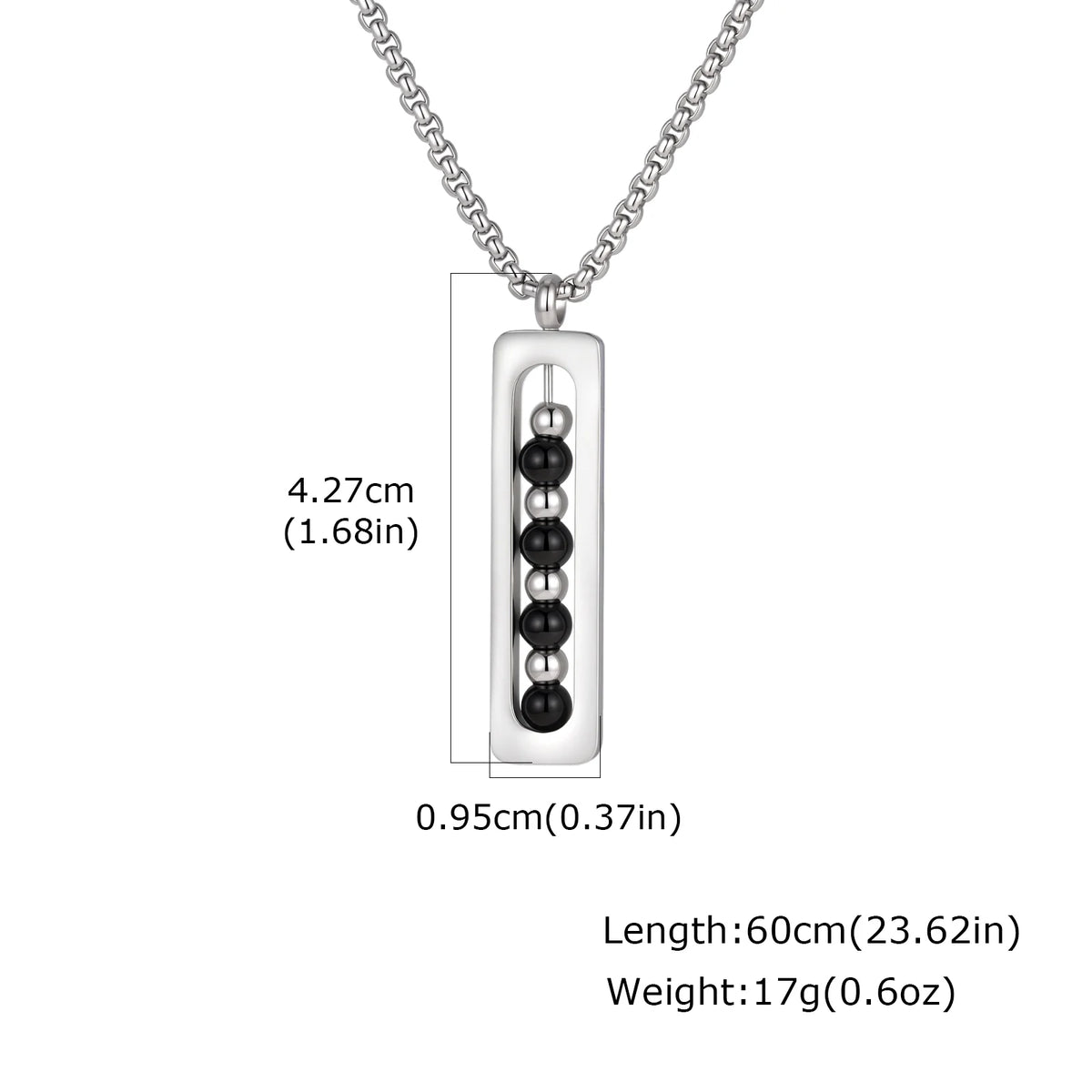 PENDRA Bar Silver Pendant Necklace
