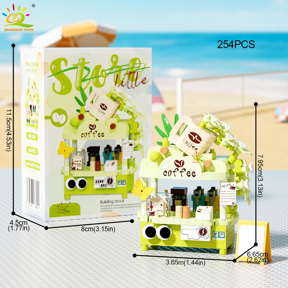 PENDRA Cute Dessert Micro Building Set