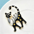 PENDRA Cute Cartoon Cat Brooch