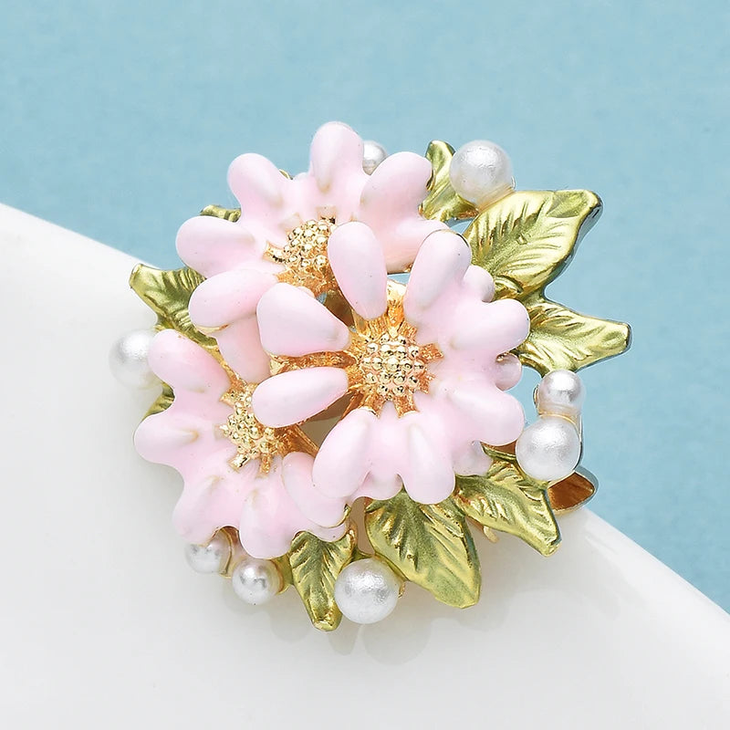 PENDRA Florielle36 Floral Brooch