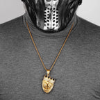 Luxury Lion King Animal Mens Long Necklaces Pendants Chain HipHop for Boy Male Stainless Steel Jewelry Creativity Gift Wholesale
