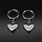 Stainless Steel Y2K Trendy Heart Hoop Earrings For Women Egirl Sweet Cool Circle Earings Punk Jewelry Gift EZZZ796-6SRS06
