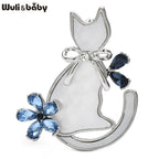 PENDRA Petalcat 2-Color Cat Brooch