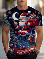 PENDRA Printed Christmas T-Shirt