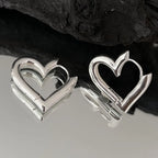 VENTFILLE 925 Sterling Silver CZ Star Moon Asymmetric Hoop Earrings for Women Girls Gold Silver Color Party Jewelry Gifts