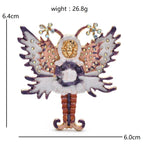 PENDRA Vintage Winter Elf Brooch